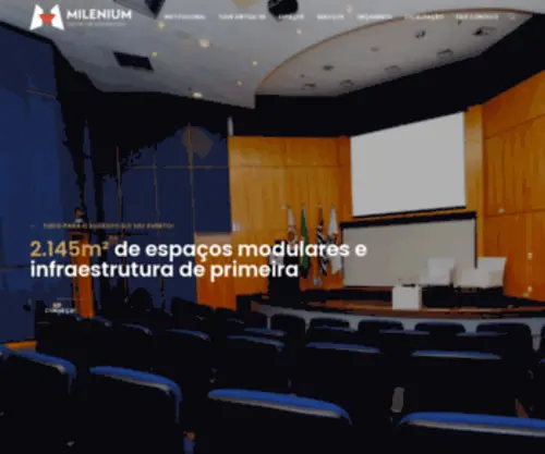 Espacomilenium.com.br(Milenium Centro de Convenções) Screenshot