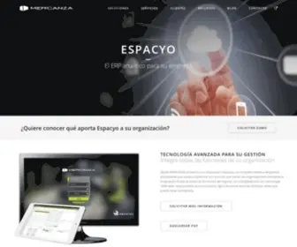 Espacyo.es(Mercanza: soluciones de gestión y análisis) Screenshot