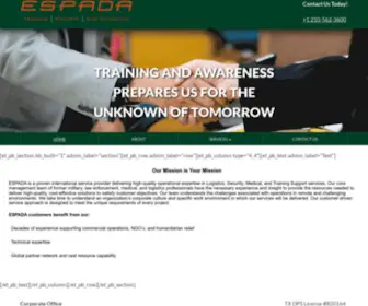 Espadaservices.com(ESPADA Services) Screenshot