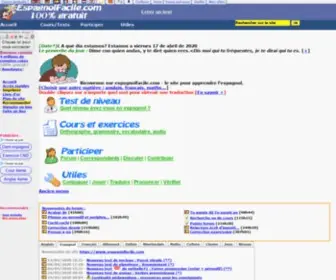 Espagnolfacile.com(Apprendre l'espagnol) Screenshot