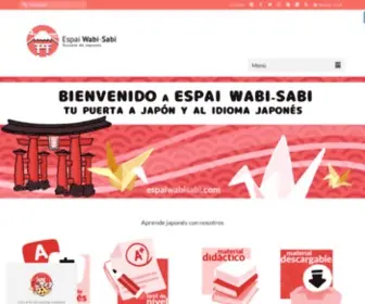 Espaiwabisabi.com(Escuela de idioma japonés en Barcelona) Screenshot
