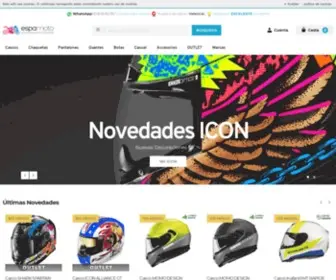 Espamoto.com(Accesorios para Moto y Boutique para Motoristas en Valencia) Screenshot