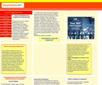 Espanholgratis.net(Espanhol grátis) Screenshot