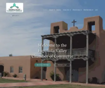 Espanolanmchamber.com(Española Valley Chamber of Commerce) Screenshot