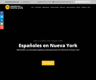 Espanolesennuevayork.es(Españoles en Nueva York) Screenshot