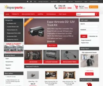 Esparparts.com(Espar Bunk Heaters and Parts Espar Heaters and Parts) Screenshot