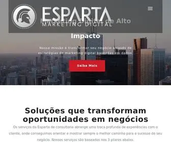 Espartamarketing.com.br(Esparta Marketing Digital) Screenshot