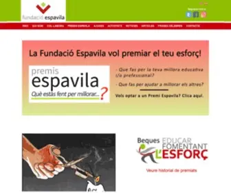 Espavila.cat(Fundacio Espavila) Screenshot