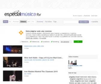 Especialmusica.tv(Videoclips y videos de tus artistas favoritos) Screenshot