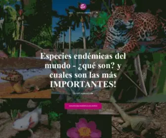 Especiesendemicas.org(Especies) Screenshot