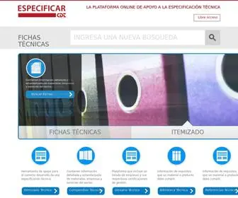 Especificar.cl(Fichas) Screenshot