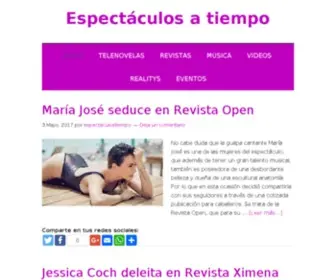 Espectaculosatiempo.com(Espectaculosatiempo) Screenshot