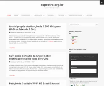 Espectro.org.br(Espectro) Screenshot