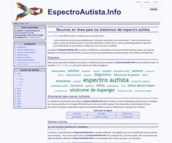 Espectroautista.info(Síndrome de asperger) Screenshot