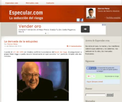 Especular.com(Gestión) Screenshot