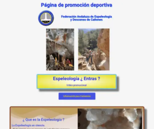 Espeleo.es(Federación) Screenshot