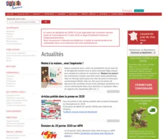 Esperanto-France.org(Espéranto) Screenshot