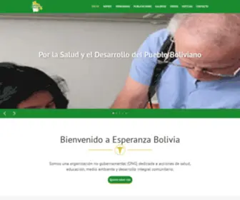 Esperanzabolivia.org(Esperanza Bolivia) Screenshot