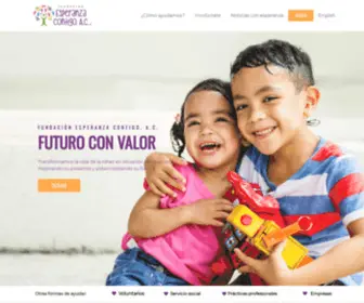 Esperanzacontigo.org(Fundación Esperanza Contigo) Screenshot