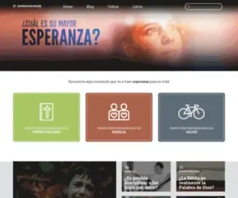 Esperanzaweb.com(Encuentra la esperanza que tanto buscas) Screenshot