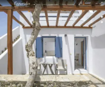 Esperides-Apartments.gr(Esperides Apartments and Studios in Mykonos) Screenshot