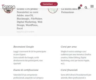 Espero.it(Corsi di Formazione e Certificazioni a Milano) Screenshot