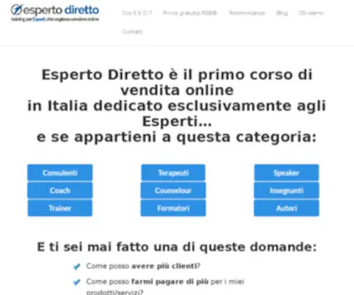 Espertodiretto.com(Espertodiretto) Screenshot