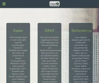 Espex.de(Personaldienstleistung und Beratung) Screenshot