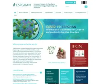 Espghan.org(Espghan) Screenshot