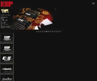 Espguitars.com.cn(ESP吉他（北京）有限公司) Screenshot