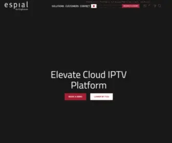 Espial.com(IPTV Cloud Platform) Screenshot