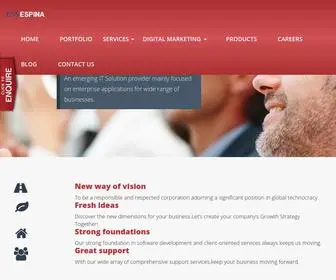 Espinasoft.in(ESPINA Software Solutions) Screenshot