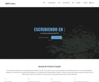 Espinner.net(Spinner de artículos en español) Screenshot