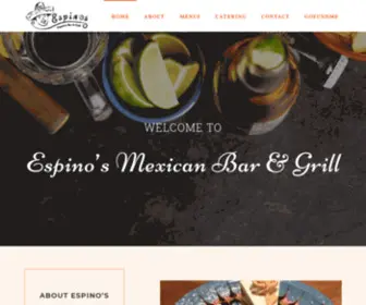 Espinosmexicanbargrill.com(Espino’s Mexican Bar and Grill) Screenshot