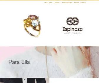 Espinoza.com.pe(Joyería y Relojería) Screenshot