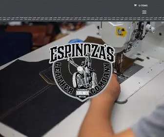 Espinozasleather.com(Espinoza's Leather) Screenshot