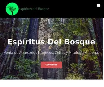 Espiritusdelbosque.cl(Espíritus del Bosque) Screenshot