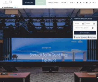 Esplanade.de(Top Lifestyle Hotel in Berlin nahe Potsdamer Platz Berlin) Screenshot