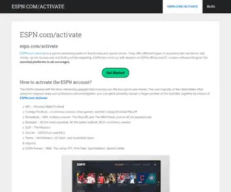 ESPN-Comactivate.com(Activate ESPN Plus) Screenshot