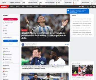 ESPN.com.ar(ESPN Argentina) Screenshot