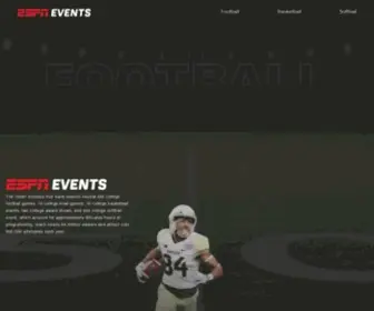 Espnevents.com(ESPN Events) Screenshot