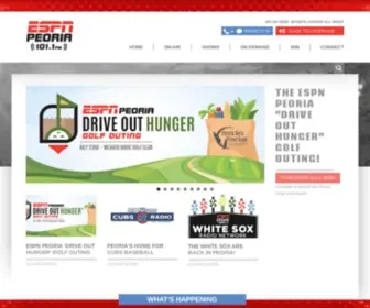 Espnpeoria.com(101.1FM ESPN Peoria) Screenshot