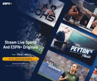 Espnplus.com(Live Sports Streaming) Screenshot