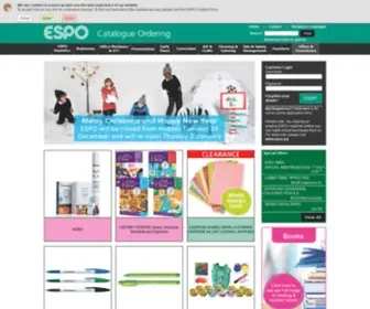 Espocatalogue.org(Espo web ordering) Screenshot