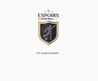 Espoirsdufootball.com(Accueil) Screenshot