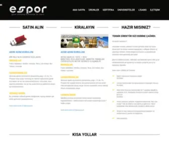 Espor.com.tr(ESPOR) Screenshot