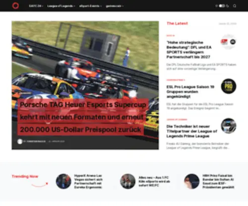 Esport-Portal.net(Homepage) Screenshot