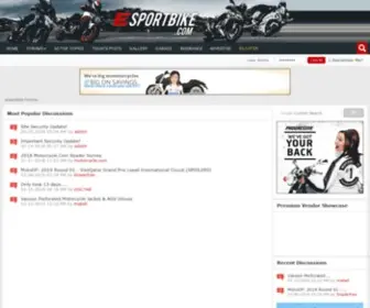 Esportbike.com(Sportbike Racing Forum) Screenshot