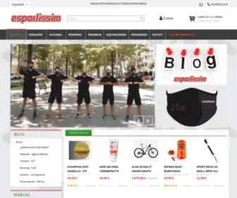 Esportissim.com(La tienda de triatlón física y online en Barcelona) Screenshot