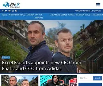 Esports-News.co.uk(Esports News UK) Screenshot